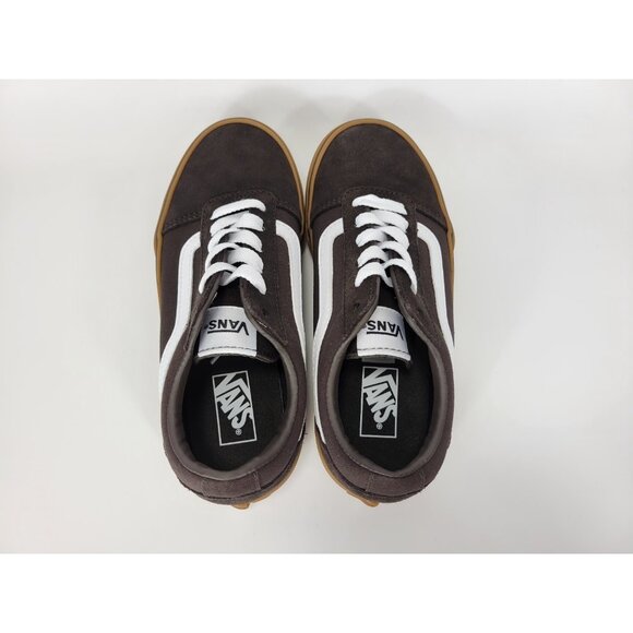 Vans Ward Suede Canvas Coffee Brown Shoes Sneakers Youth Size 2Y VN000CX0D4C - Picture 4 of 9